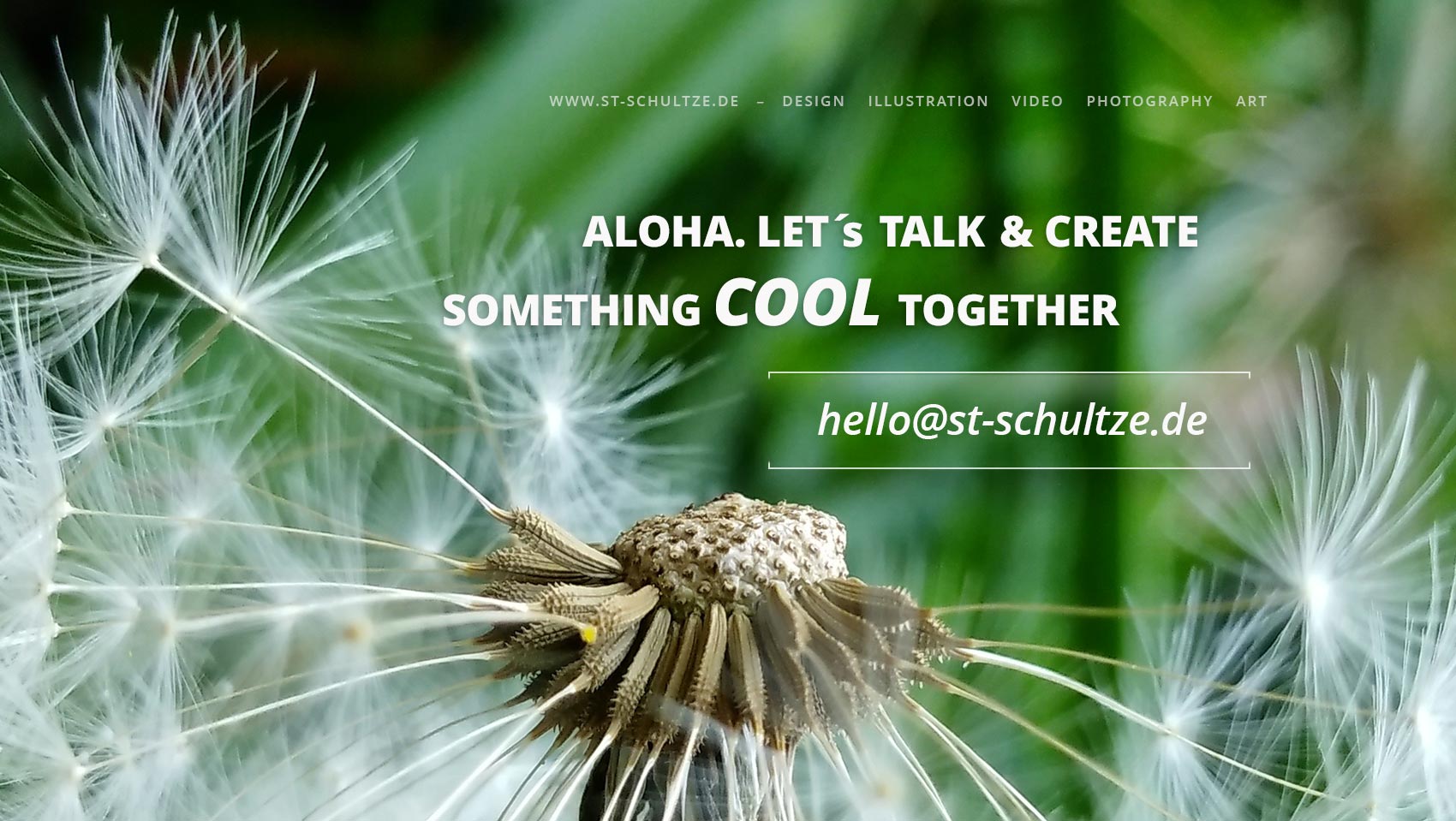 Get in touch with designer Stefan Schultze from the northern hemisphere